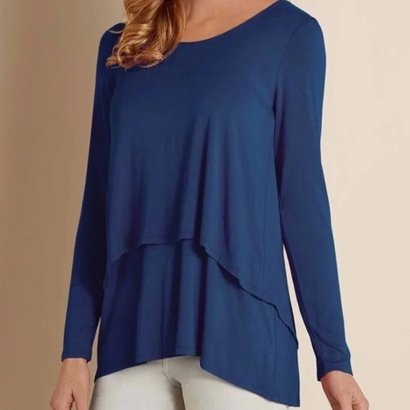 Soft Surroundings Perfect Layers Long Sleeve Top Size XS - Picture 1 of 10
